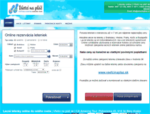 Tablet Screenshot of letenky.vsetcinaplaz.sk